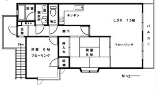 ヴァーナル・グリーン・ハウスの間取り画像