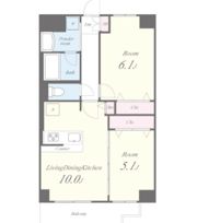 フレアコート北千住の間取り画像