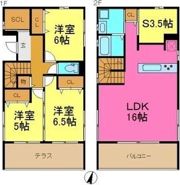 葉山の家の間取り画像
