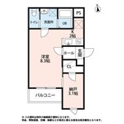 OUTRIGGER六十人町の間取り画像