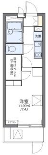 レオパレスフォンターナ内本町の間取り画像