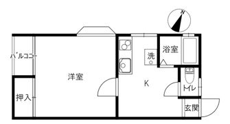 キャンドル田上の間取り画像