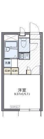 レオパレスフリーダム南金目Ⅷの間取り画像