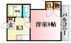 Yビル弐番館の間取り画像