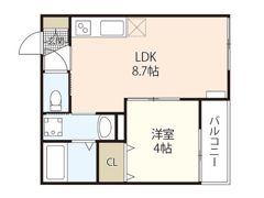 アーデル牛田新町 B棟の間取り画像