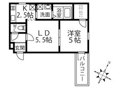 フルールコートの間取り画像