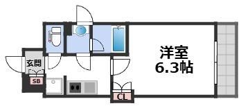 コンフォリア・リヴ博労町一丁目Qの間取り画像