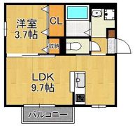 おおくぼの森 B棟の間取り画像