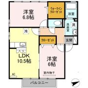 ディアコート K B棟の間取り画像