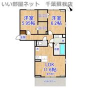 パーシモンの間取り画像