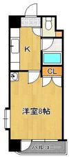 ニューサンリバー6番館の間取り画像