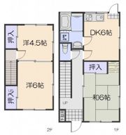 寺尾貸家の間取り画像