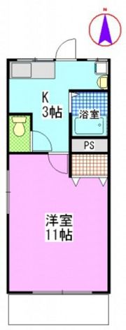 山陽コーポの間取り画像