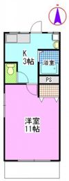山陽コーポの間取り画像