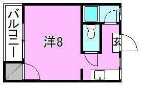 コーポ林の間取り画像