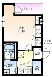 フジパレス豊里中央公園Ⅱ番館の間取り画像