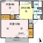 メゾン森PartⅠ・Ⅱ?Ⅰの間取り画像