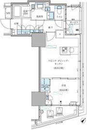 パークアクシス五反田スカイタワーの間取り画像