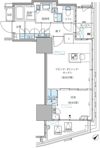 パークアクシス五反田スカイタワーの間取り画像