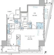 パークアクシス五反田スカイタワーの間取り画像