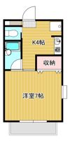 ハイツTao（ハイツタオ）の間取り画像