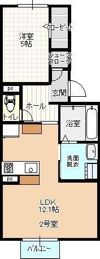 ハートフル新保の間取り画像