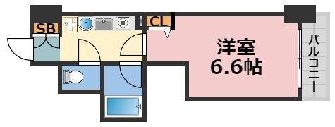 エステムコート大阪城南Ⅱの間取り画像