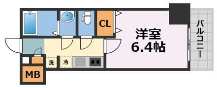 ArtizA南船場の間取り画像