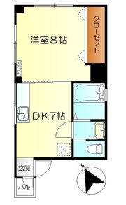 Der Pfosten.Y2 中央の間取り画像