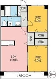 レオドリーム桐生の間取り画像