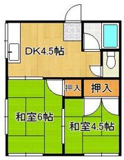 山下アパート（金田）の間取り画像