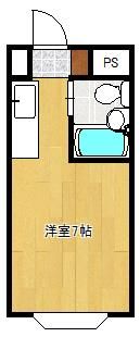 PLEAST北九大前の間取り画像