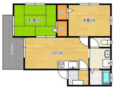 シティベール横代 C棟の間取り画像