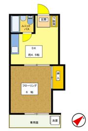 三鷹永谷ハイツⅡの間取り画像
