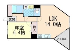 テアトルメゾン豊中の間取り画像