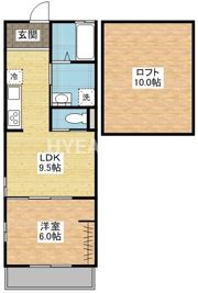 ハイツタカシマ町名の間取り画像