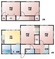 南郷四丁目貸家の間取り画像