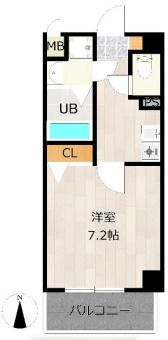 レクシア江坂の間取り画像
