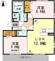 Casa terre B棟の間取り画像