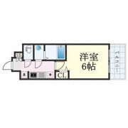 プレサンスOSAKA東成中本ハーヴィルの間取り画像