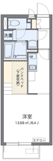 レオネクストキュヴェージュの間取り画像