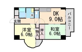 ホープ清風荘の間取り画像