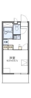 レオパレスラフィーナの間取り画像