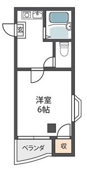 ゴッドフィールド今里の間取り画像