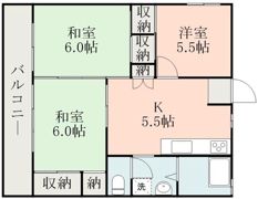 エクセルハイツ帯山の間取り画像
