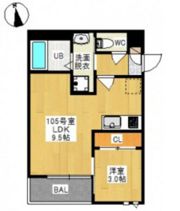 GRANDTIC MK 赤田の間取り画像