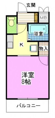 ジュネス津島・B棟の間取り画像