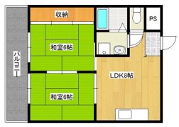 スリム西小倉の間取り画像