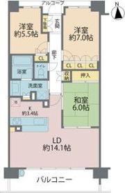 ウェリス千里山ヒルズの間取り画像