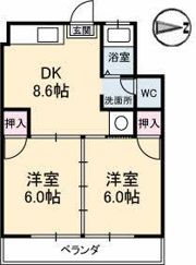 上野ビルの間取り画像